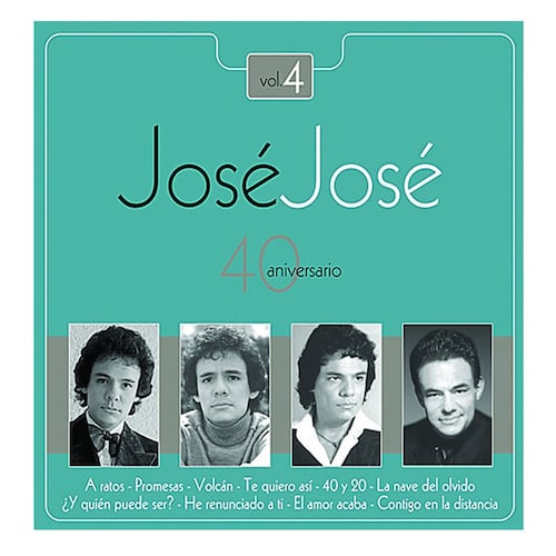 2 CDs José José - 40 Aniversario Vol. 4