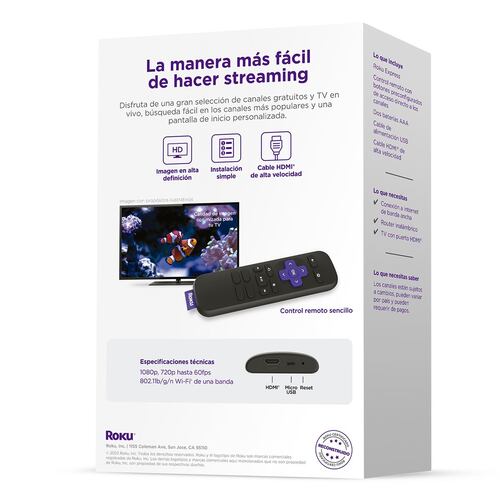Roku Express Refurbished Rok3960xb