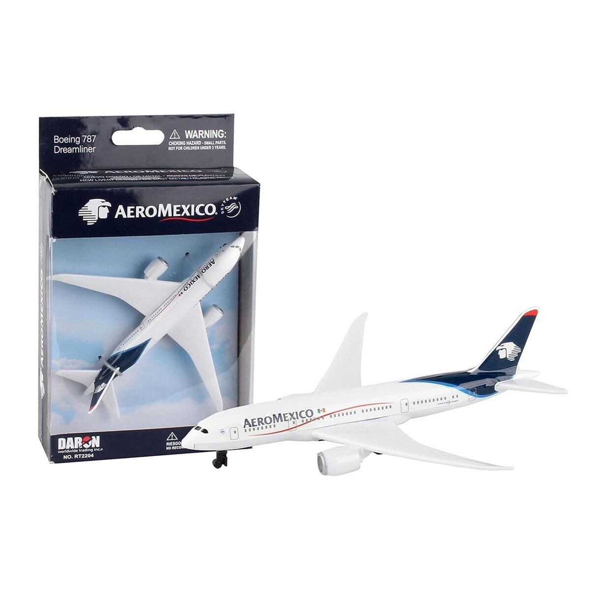 Avion de Juguete Coleccionable Aeromexico Single Plane Mod RT2204