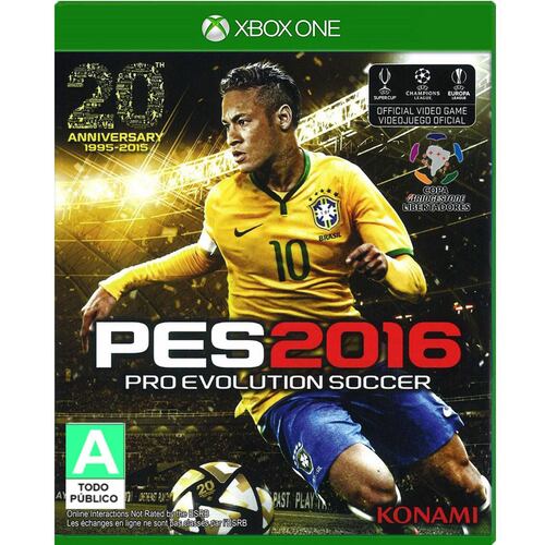 Xbox One Pro Evolution Soccer 2016