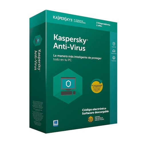Anti-Virus 3 Usuario 1 Año Kaspersky