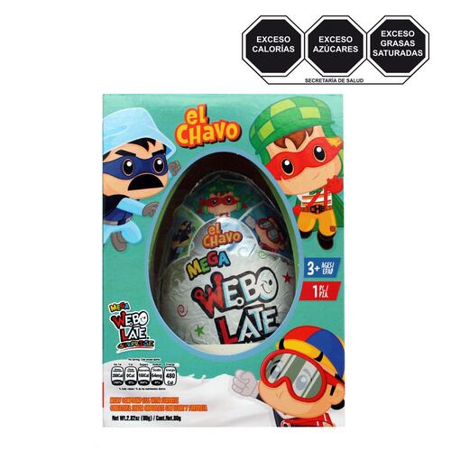 Cobertura Sabor Chocolate Mega Webo Late El Chavo