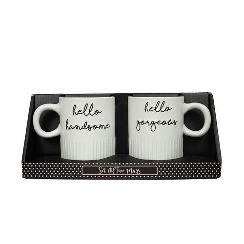 Home Nature 2 tazas pareja con frase