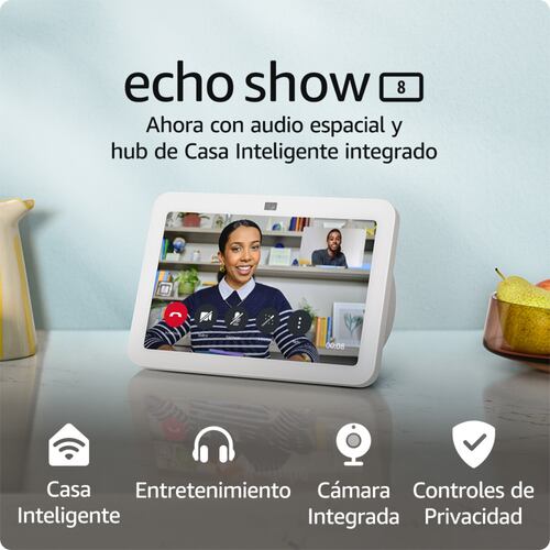 Echo Show 8 Tercera Generación Blanco