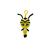 Llavero de Peluche Abeja Pollen 12cm