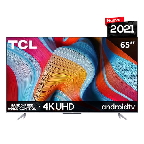Pantalla TCL 65" 4K/UHD Smart TV  (Android TV) con Google Assistant 65A547