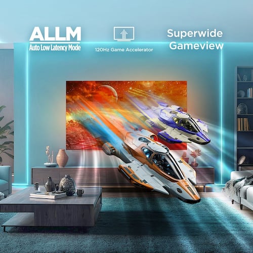 Pantalla TCL de 75 Pulgadas 4K GTV 75s551g