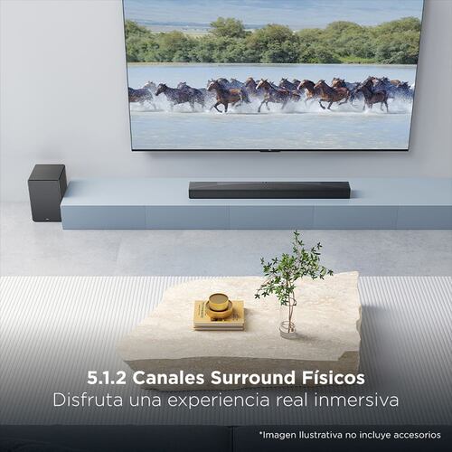 Barra de Sonido TCL Q75h 5.1.2 Canales