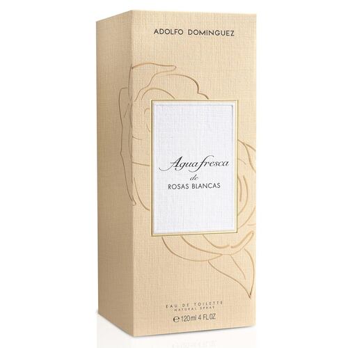 Fragancia Para Dama , Adolfo Domínguez, Agua Fresca de Rosas blancas, EDT 120ml