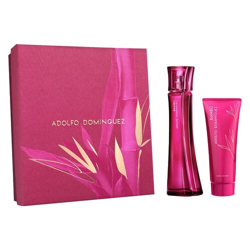 Adolfo Dominguez Bambú Woman Set Para Dama Perfume EDT 100ML + Body Lotion 75ML