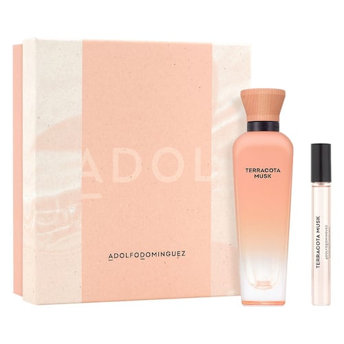 Adolfo Dominguez Terracota Musk Set para Dama Perfume EDP 120ml + Perfume de Bolsillo 10 ml