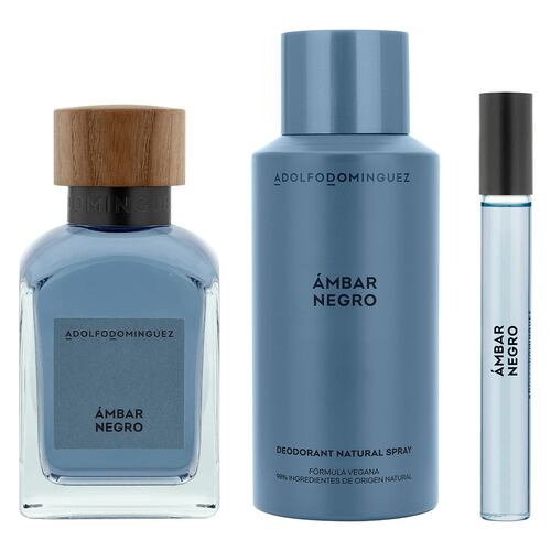 Set para Hombre Adolfo Dominguez Ambar Negro