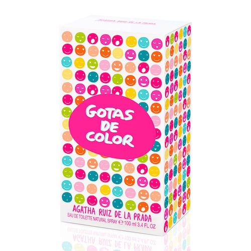 Fragancia Para Dama Gotas de Color Super Smile Agatha Ruiz de la Prada 100 ml
