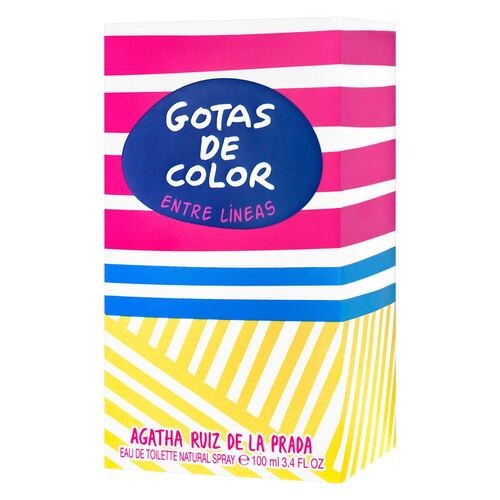Agatha Ruiz de la Prada Gotas de Color Entre Líneas Eau de Toilette 100ml Perfume para Dama