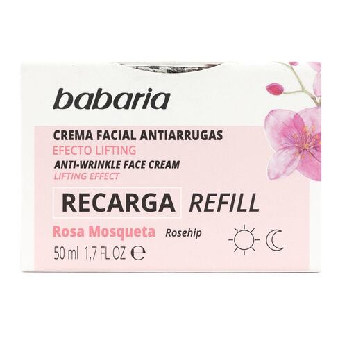 Refill crema facial antiarugas rosa mosqueta 50 ml Babaria
