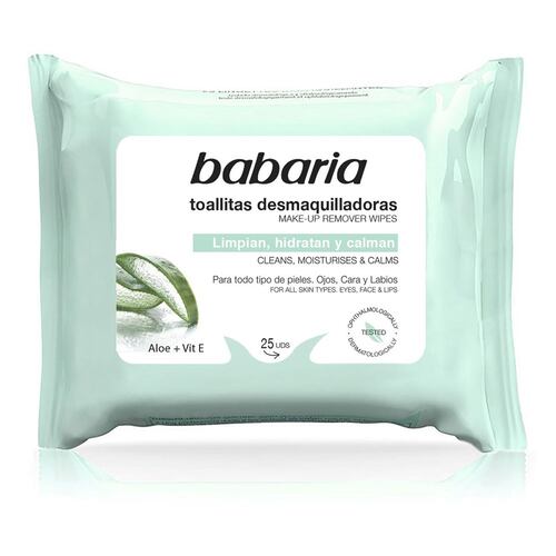 Toallitas desmaquilladoras aloe vera