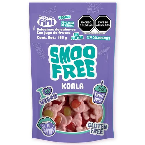 Gomitas Fini Smoo Free koala Sabor Frutas 165 g
