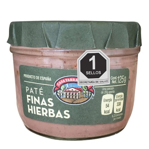 Paté de Finas Hierbas 125 gramos Casa Tarradellas
