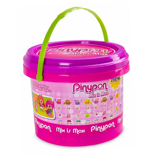 Pinypon Mix & Match Cubeta Chica 5 Figuras