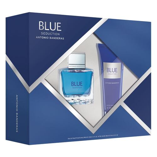 Antonio Banderas Blue Seduction Set Para Caballero Perfume EDT 100ML + After Shave 75ML