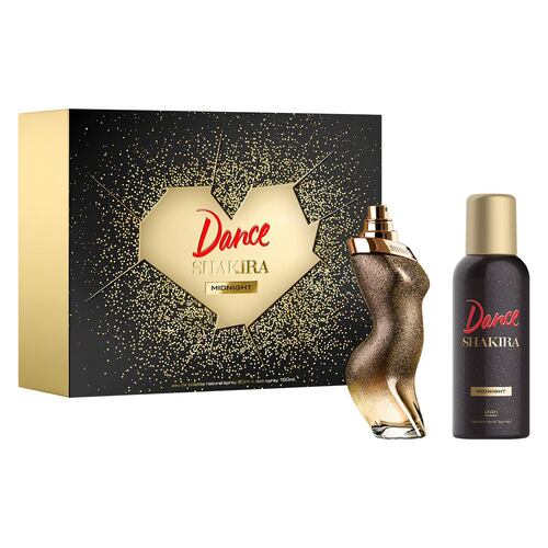 Shakira Dance Midnight Set Para Dama Perfume EDT 80ML + Desodorante 150ML