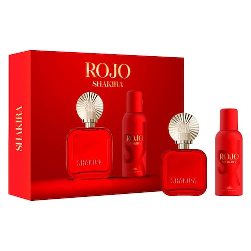 Set para Mujer Shakira Rojo EDP 80ml + Desodorante 150ml
