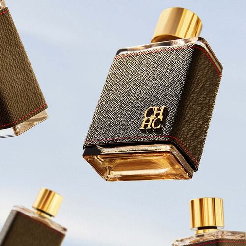 Carolina Herrera CH MEN Set Para Caballero Perfume EDT 100ML + After Shave 100ML + Perfume de Bolsillo 10ml