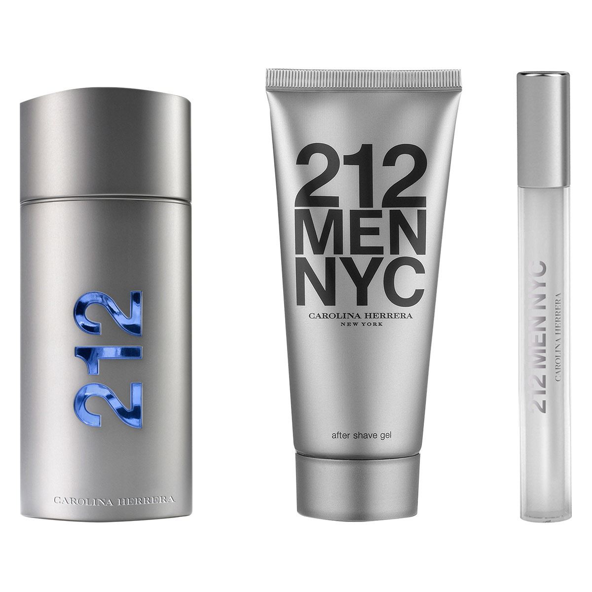 Set para Hombre Carolina Herrera 212 NYC Men EDT 100ml Shower