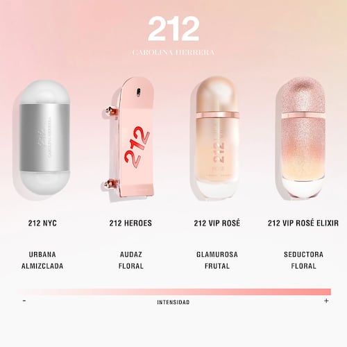 Perfume para Mujer Carolina Herrera 212 Vip Rosé Elixir Eau de Parfum 80ml