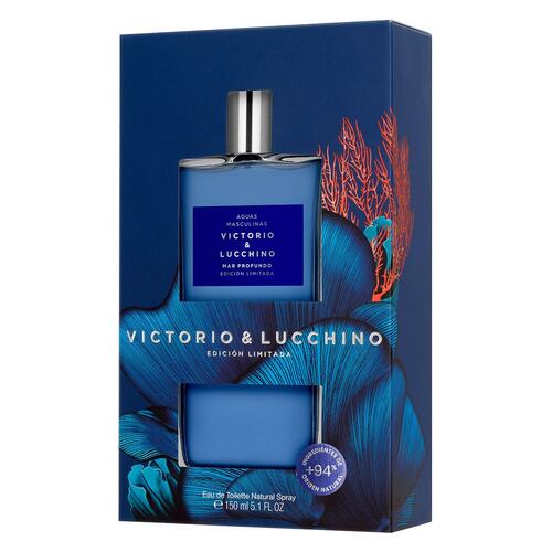 Perfume para Hombre Aguas Masculinas Mar Profundo Eau de Toilette 150ml