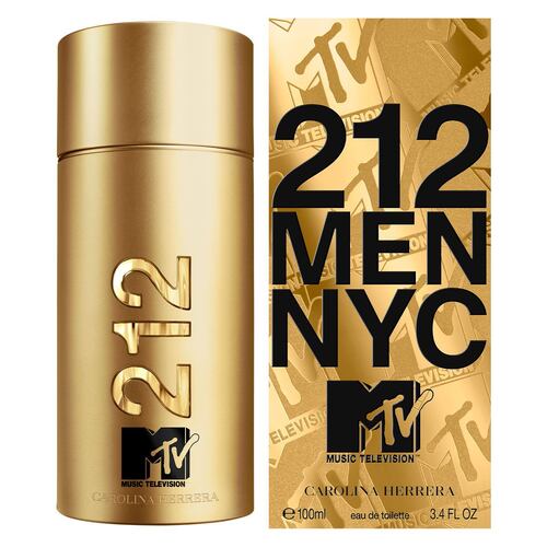 Perfume para Hombre Carolina Herrera 212 NYC X MTV Eau de Toilette 100ml
