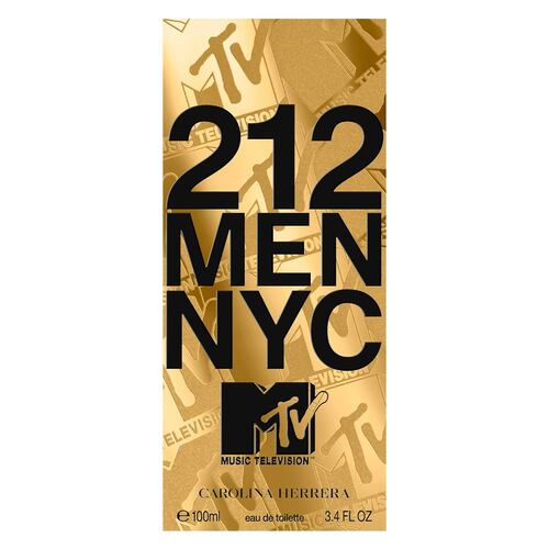 Perfume para Hombre Carolina Herrera 212 NYC X MTV Eau de Toilette 100ml