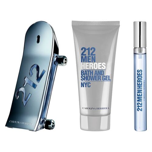 Set para Hombre Carolina Herrera 212 Heroes
