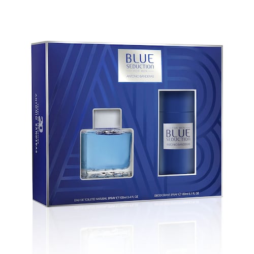 Set para Caballero  Antonio Banderas Blue Seduction EDT 100 ml + Desodorante 150 ml