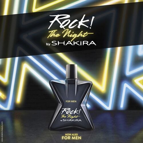 Fragancia para Caballero, Shakira, Rock! The Night EDT 80ML