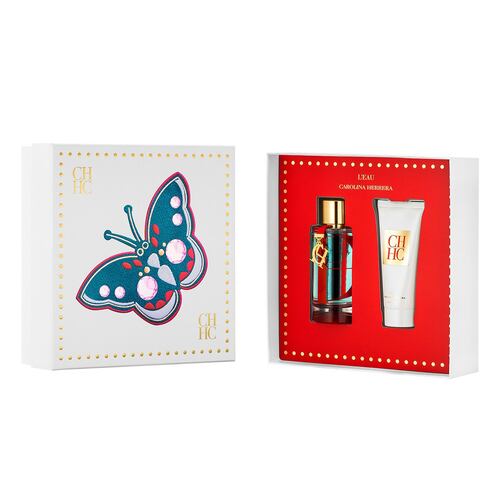 Fragancia Para Dama Set Carolina Herrera, Ch L'eau EDT 100ml + Body Lotion 100ml Md20