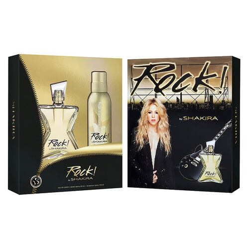 Shakira Rock Set Para Dama Perfume EDT 80ML + Desodorante 150ML