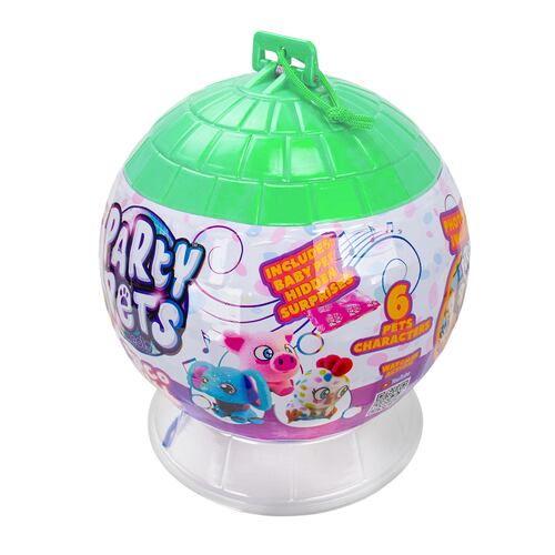 Peluche Electrónico EOLO Fiesta de Mascotas Disco Ball Baby Dj Rex