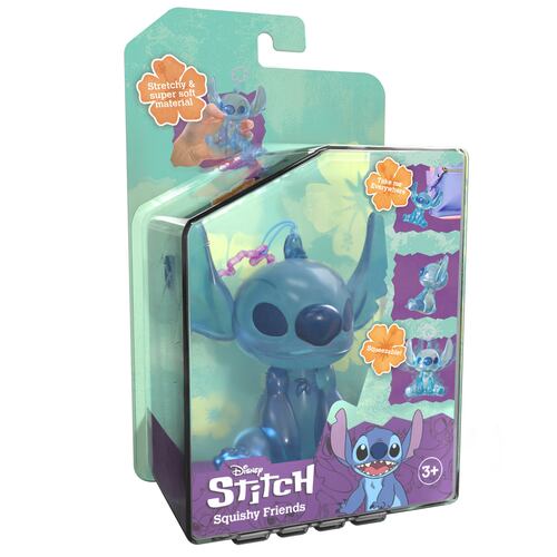 Figura Elástica EOLO de Stitch Squish con Llavero