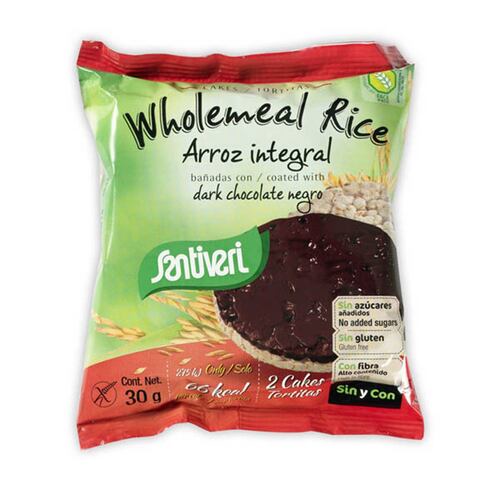 Tortita de Arroz Chocolate Negro Santiveri