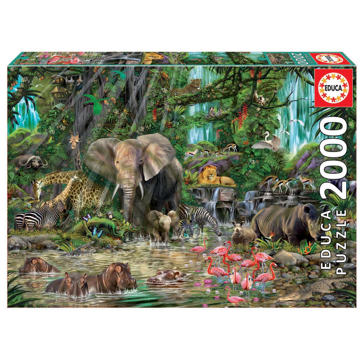 Rompecabezas 2000 pz Jungla Africana