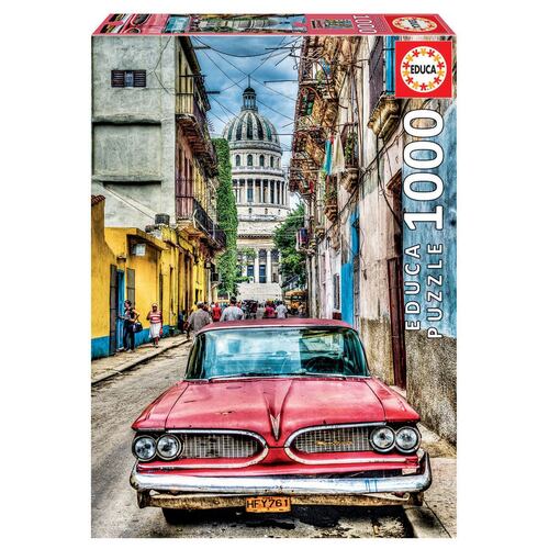 Rompecabezas Coche en La Habana 1000 pz