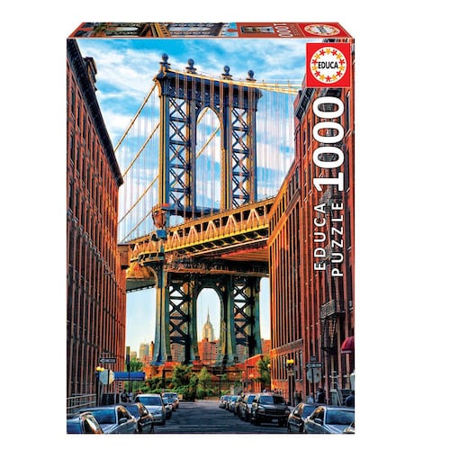 Rompecabezas 1000 pz Puente de Manhattan Nueva York