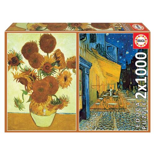 Rompecabezas 2x1000 piezas Vincent Van Gogh