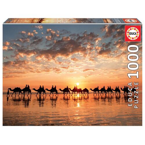 Rompecabezas 1000 piezas atardecer en cable beach