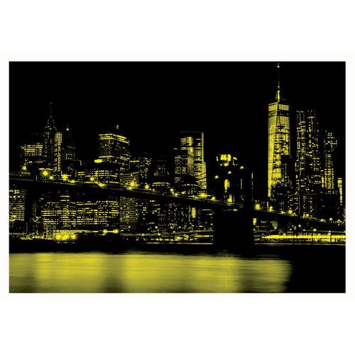 Rompecabezas 1000 piezas puente de Brooklyn Neon