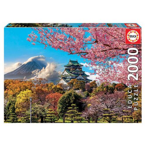 Rompecabezas 2000 piezas castillo Osaka Japón