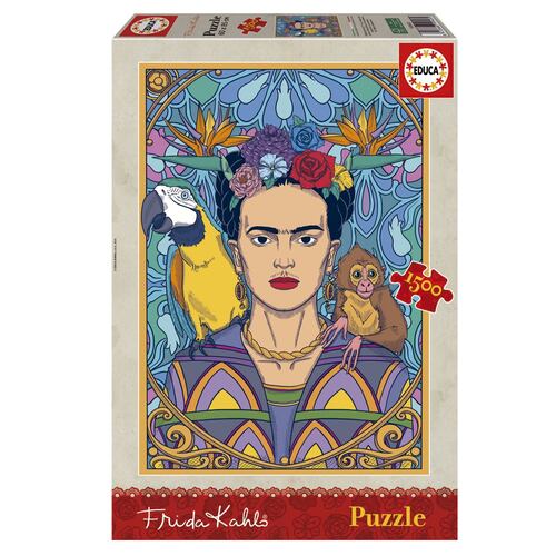 Rompecabezas Frida Kahlo de 1500 Piezas Educa