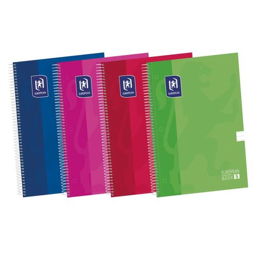 Cuaderno Espiral European 5 Materias Rayas Pelikan