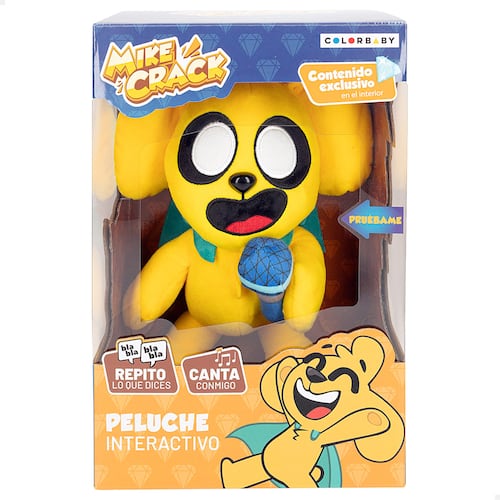 Mike Peluche Interactivo 29cm Mikecrack